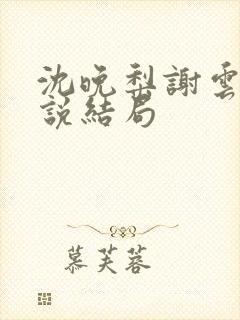 沈晚梨谢云迟小说结局