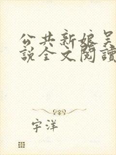 公共新娘吴敏小说全文阅读最新章节