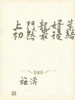 上门龙婿叶辰萧初然最后结局