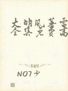 大明风华电视剧全集免费高清