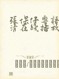 张保仔粤语版高清在线播放封面