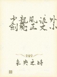 少龙风流外传龙剑飞正文小说