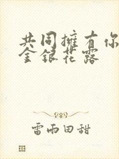 共同拥有你by金银花露