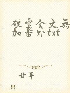 破云全文无删减加番外txt