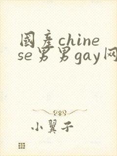 国产chinese男男gay网站