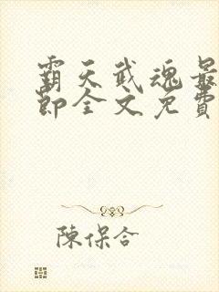 霸天武魂最新章节全文免费阅读无弹窗