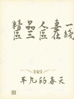 精品人妻一区二区三区在线播放