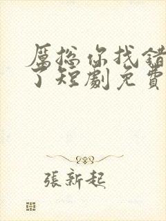 厉总你找错夫人了短剧免费全集在线观看