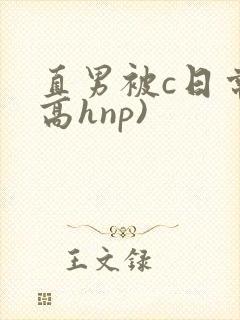 直男被c日常(高hnp)封面