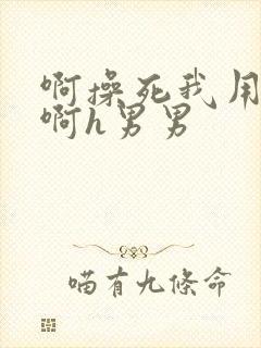 啊操死我用力插啊h男男