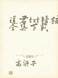 道君txt精校全集下载
