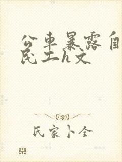 公车暴露自己给民工h文