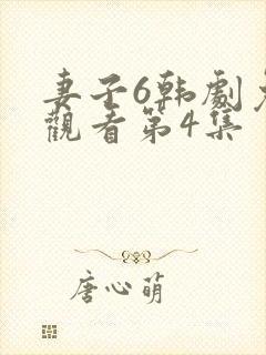 妻子6韩剧免费观看第4集封面