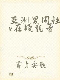 亚洲男同性恋gv在线观看