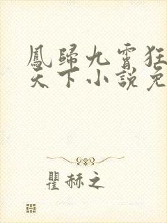 凤归九霄狂妃逆天下小说免费阅读