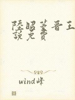 陆昭菱晋王的小说免费