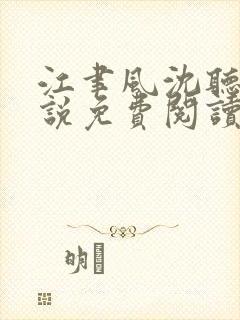 江聿风沈听晚小说免费阅读最新章节