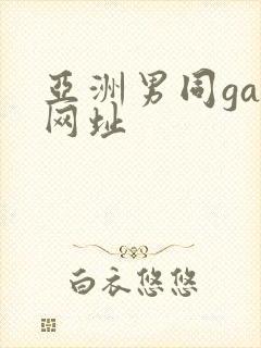 亚洲男同gay网址