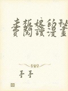 老板娘的秘密免费阅读漫画全集封面