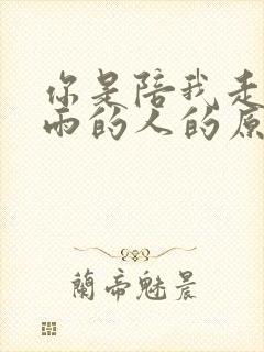 你是陪我走过风雨的人的原唱