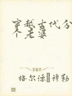 穿越古代分了三个老婆