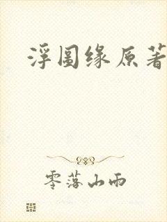 浮图缘原著小说