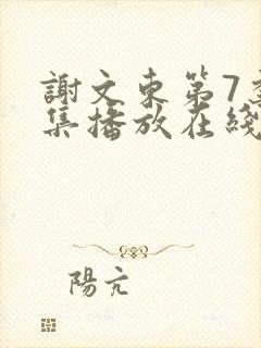 谢文东第7季全集播放在线观看封面