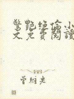 惊艳绝伦小说全文免费阅读