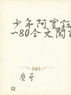 少年阿宾钰慧1~80全文阅读目录