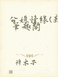 公媳情缘(新) 笔趣阁