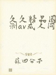 久久精品国产亚洲av成人网