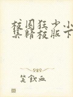 校园狂少小说全集精校版下载