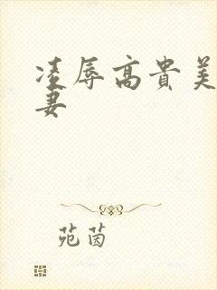 凌辱高贵美丽人妻