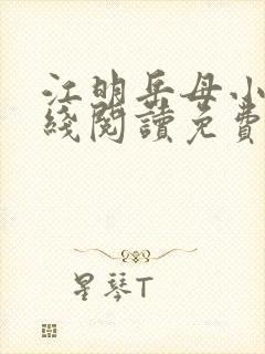 江明岳母小说在线阅读免费