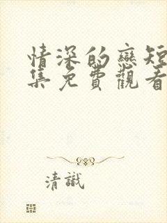 情深的恋短剧全集免费观看