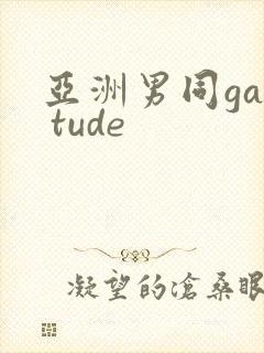 亚洲男同gay tude