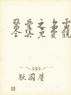 医爱之名电视剧全集免费观看高清封面