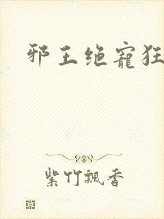 邪王绝宠狂妃封面