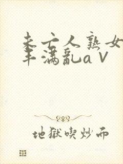 未亡人熟女人妻丰满乱a∨