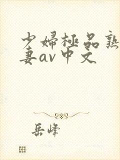 少妇极品熟妇人妻av中文