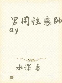 男同性恋帅哥gay