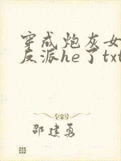 穿成炮灰女配和反派he了txt