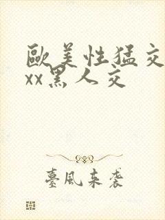 欧美性猛交xxxx黑人交