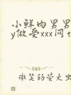 小鲜肉男男gay做受xxx网站