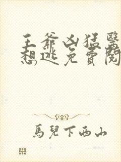 王爷凶猛医妃只想逃免费阅读