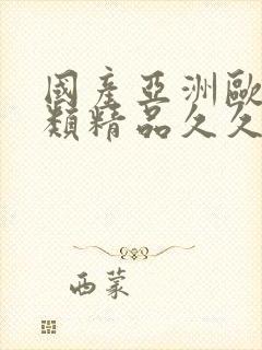 国产亚洲欧美另类精品久久久