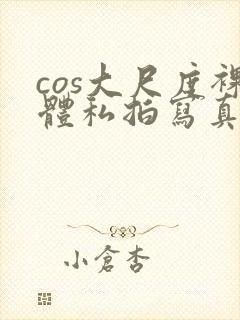 cos大尺度裸体私拍写真