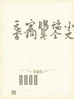 天官赐福小说墨香铜臭全文免费阅读