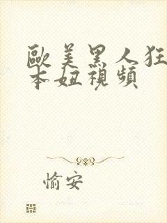 欧美黑人狂躁日本妞视频