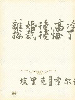 离婚后,高冷女总裁后悔了在线阅读